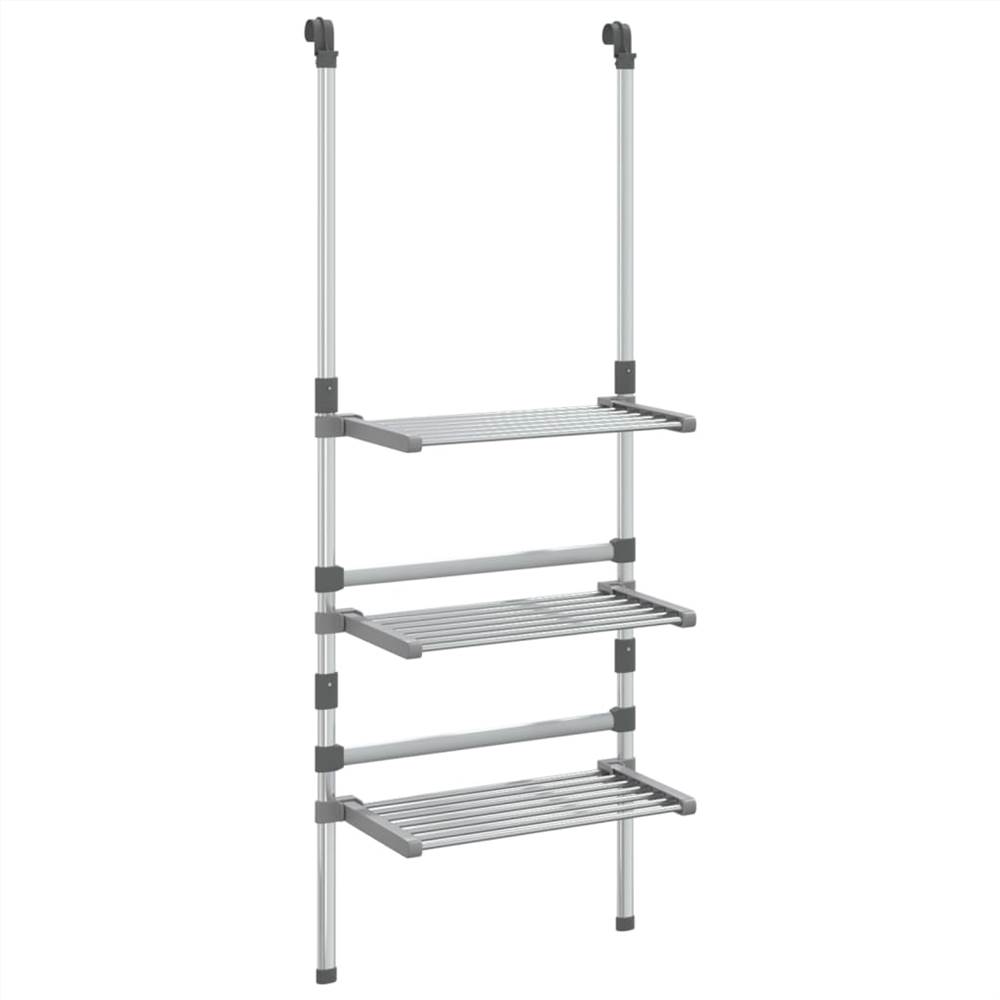 3Tier Hanging Laundry Drying Rack Aluminium