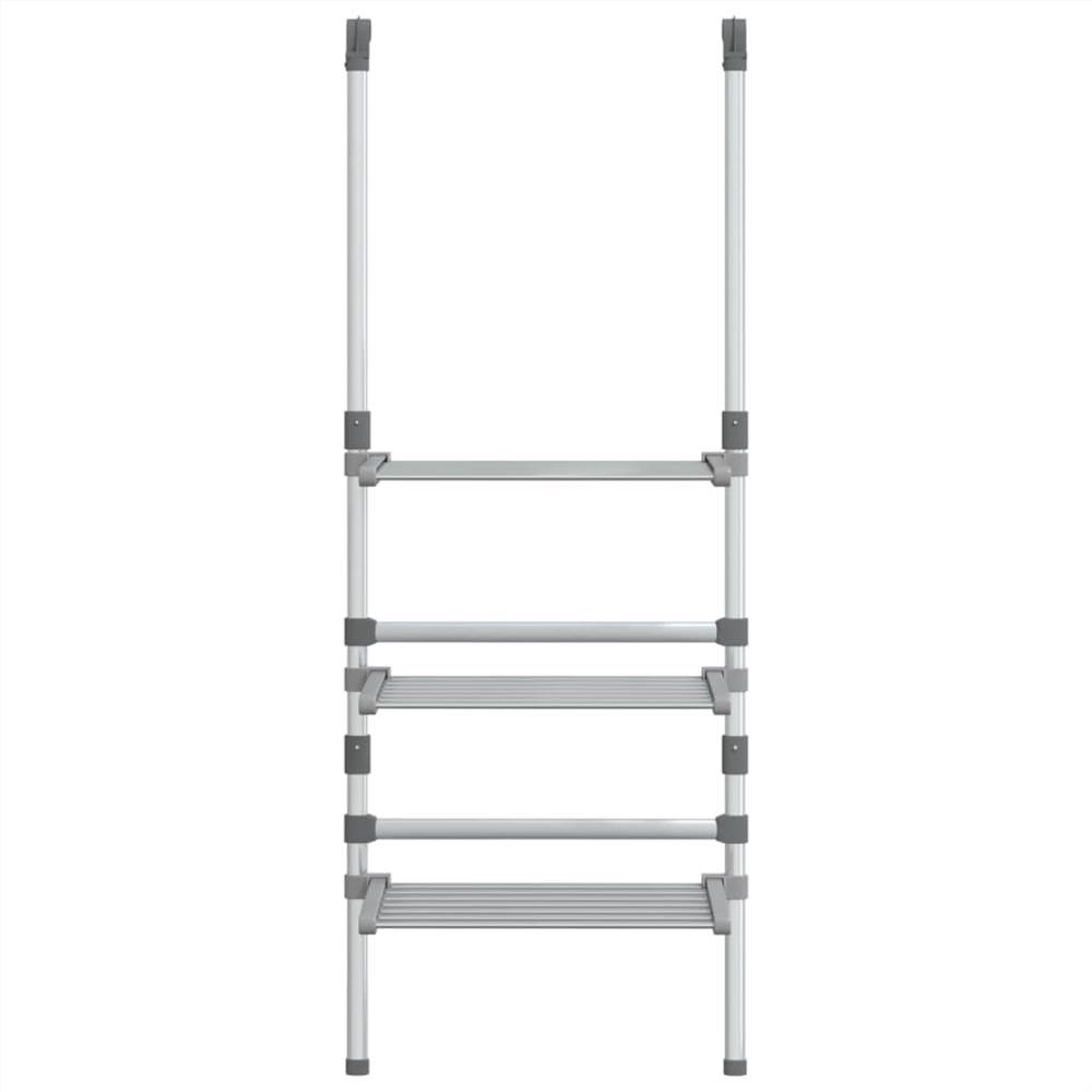 3-Tier Hanging Laundry Drying Rack Aluminium