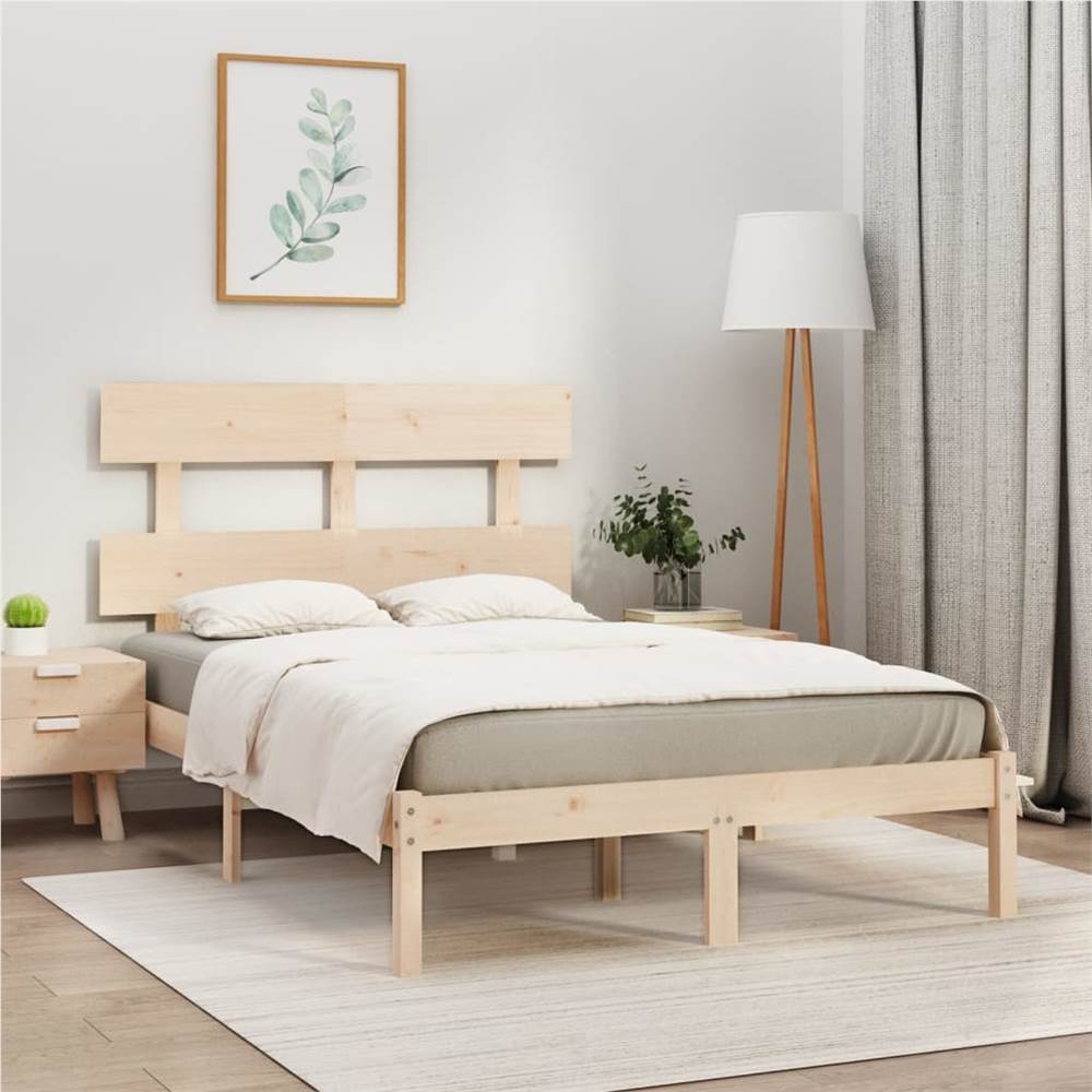 

Bed Frame Solid Wood 120x200 cm