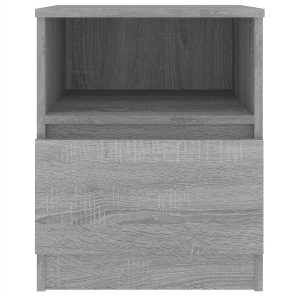 Bedside 2 pcs Grey Sonoma 40x40x50 cm Engineered Wood