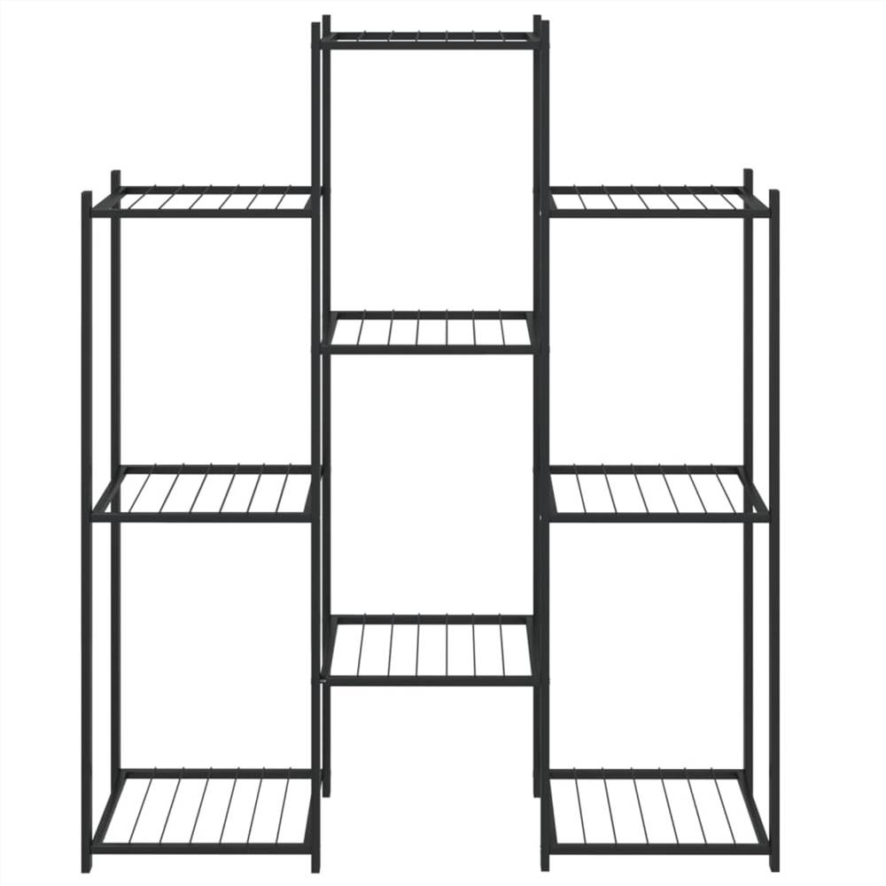 Flower Stand 83x25x100 cm Black Iron