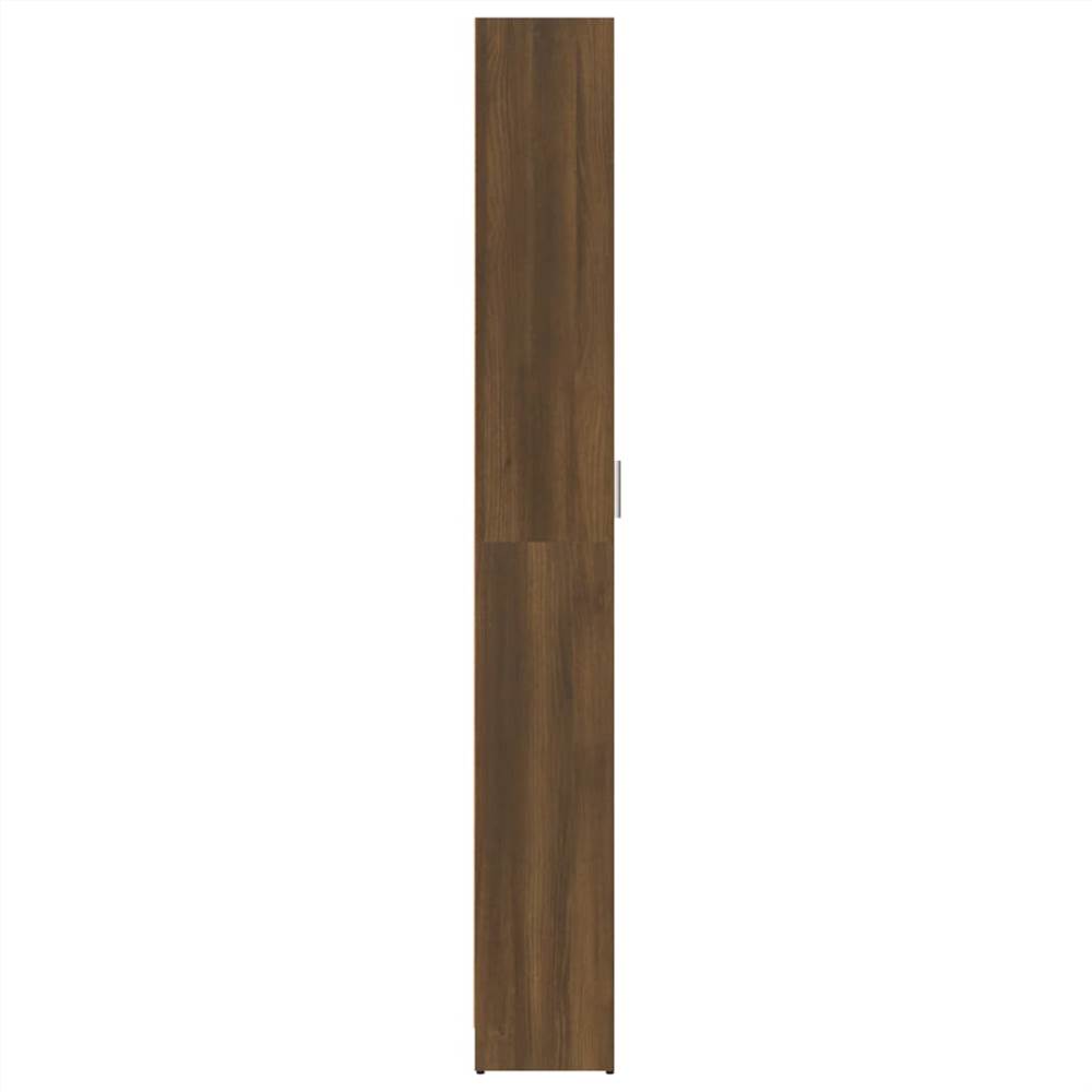 Hallway Wardrobe Brown Oak 55x25x189 cm Engineered Wood