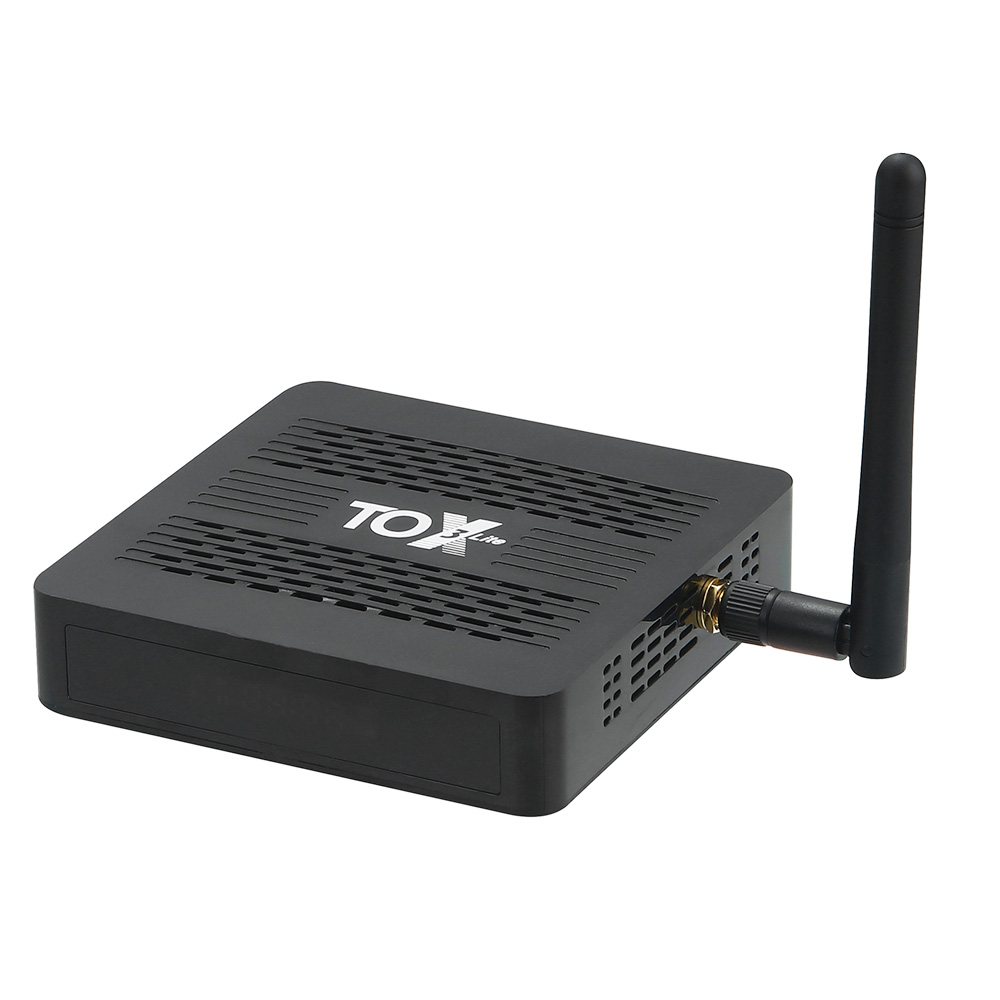 TOX3 Android 11 TV Box Amlogic S905X4 8K HDR 4GB/32GB TV BOX 2.4G+5G WiFi Bluetooth 4.1 1000M LAN - EU csatlakozó