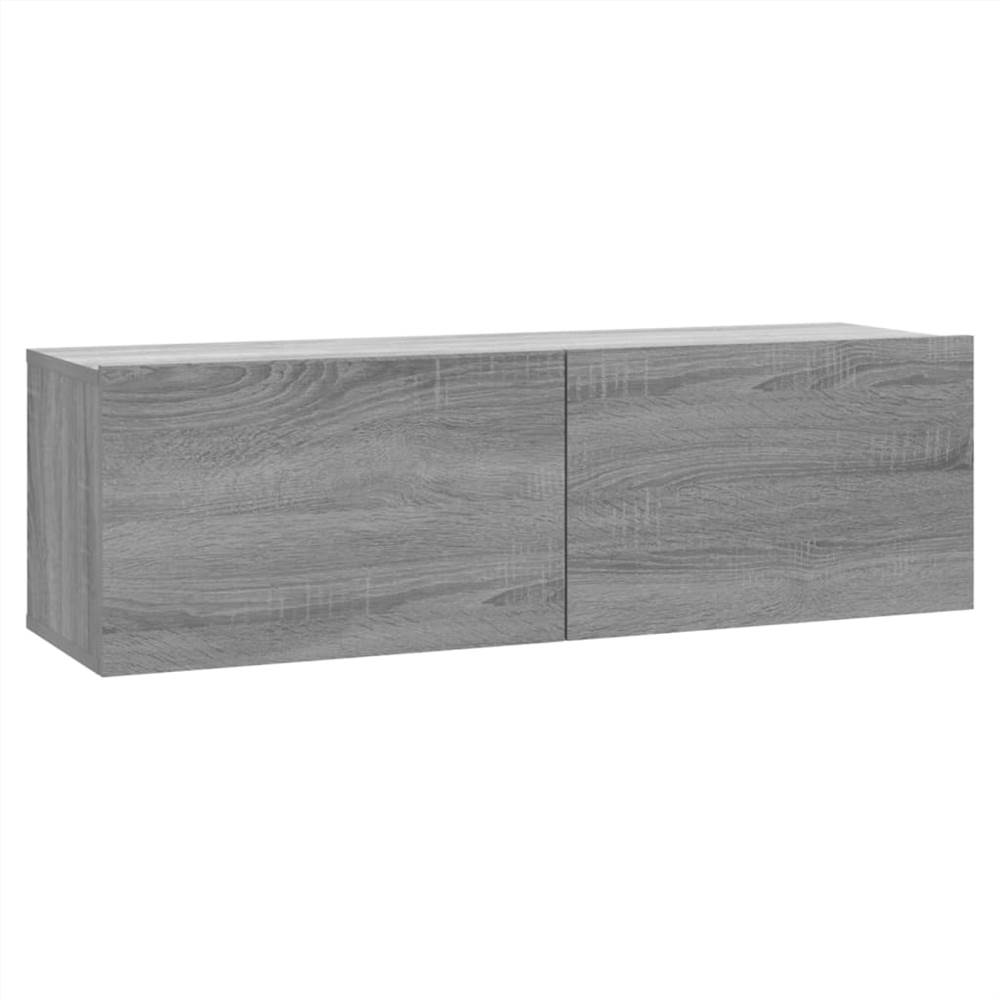 Wallmounted TV Set Grey Sonoma Engineered Wood