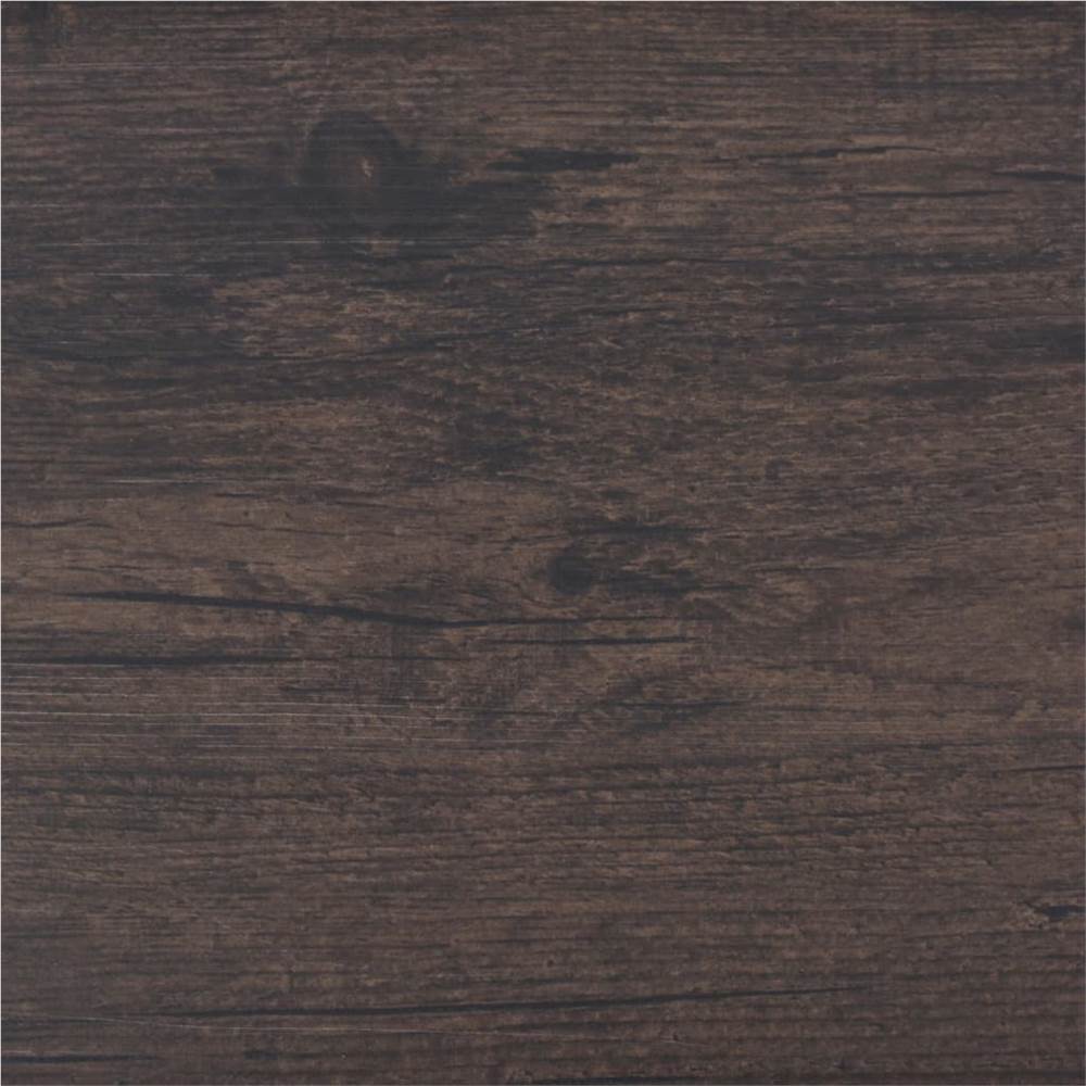 Self-adhesive PVC Flooring Planks 2.51 m² 2 mm Dark Brown