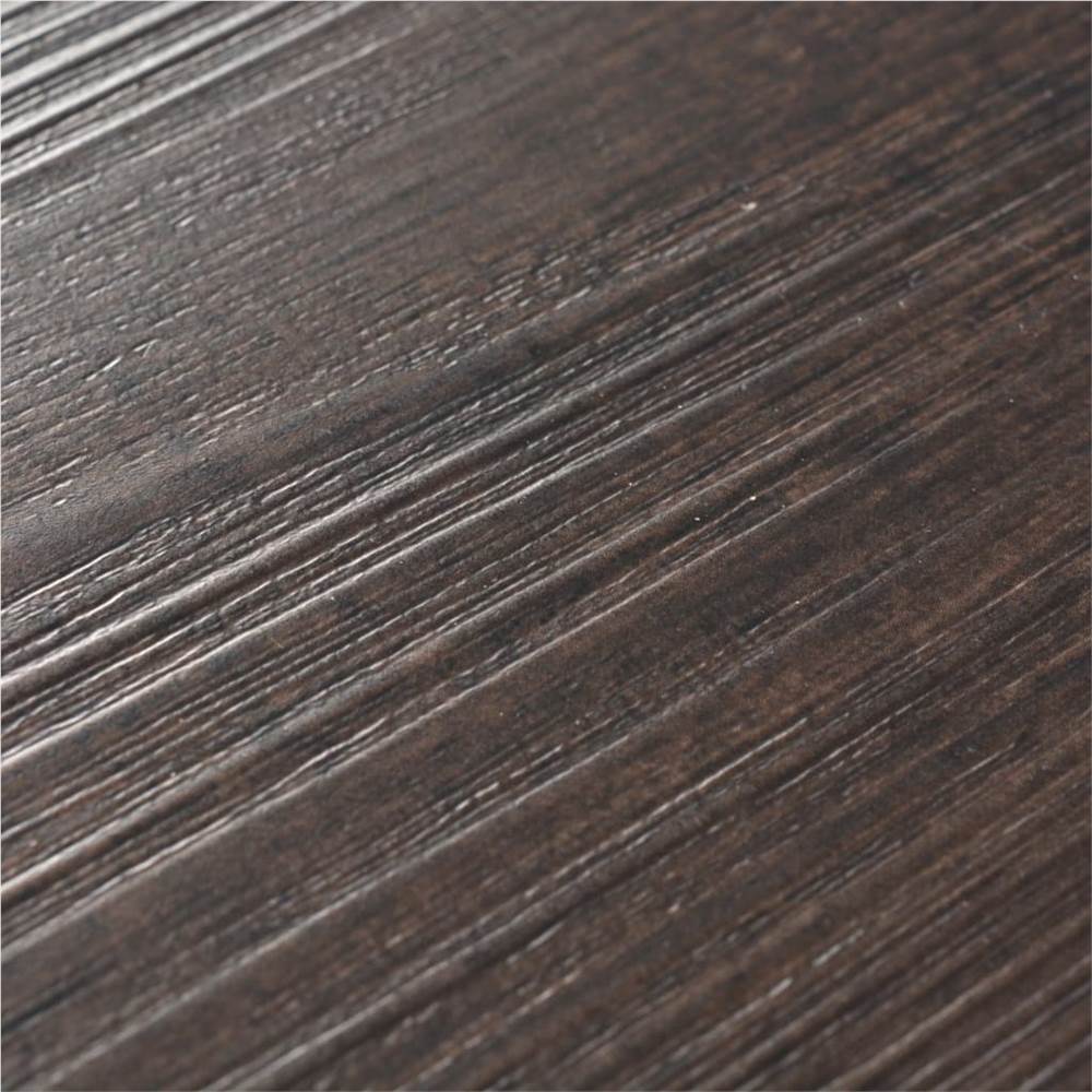 Self-adhesive PVC Flooring Planks 2.51 m² 2 mm Dark Brown