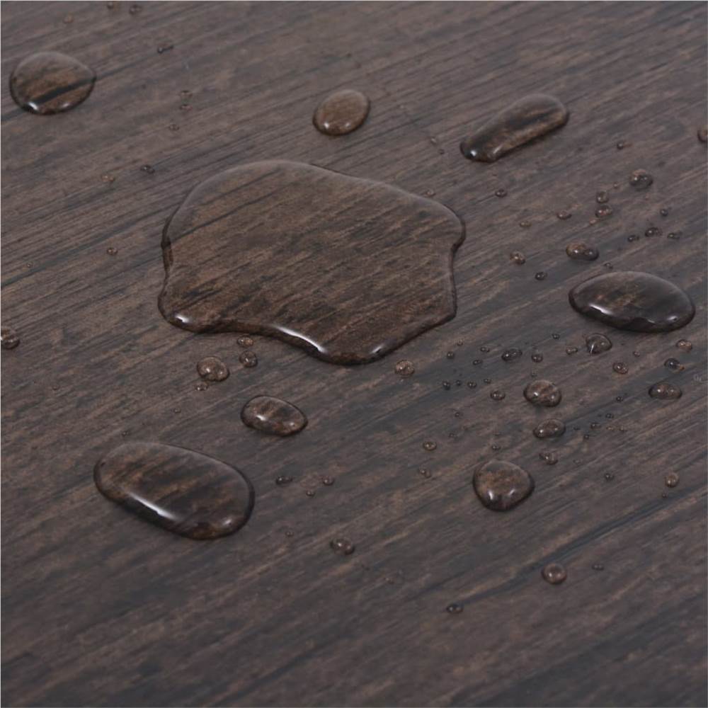 Self-adhesive PVC Flooring Planks 2.51 m² 2 mm Dark Brown