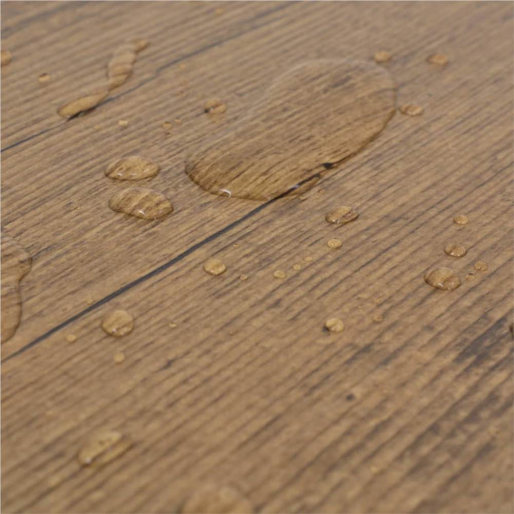 Self-adhesive PVC Flooring Planks 2.51 m² 2 mm Walnut Brown