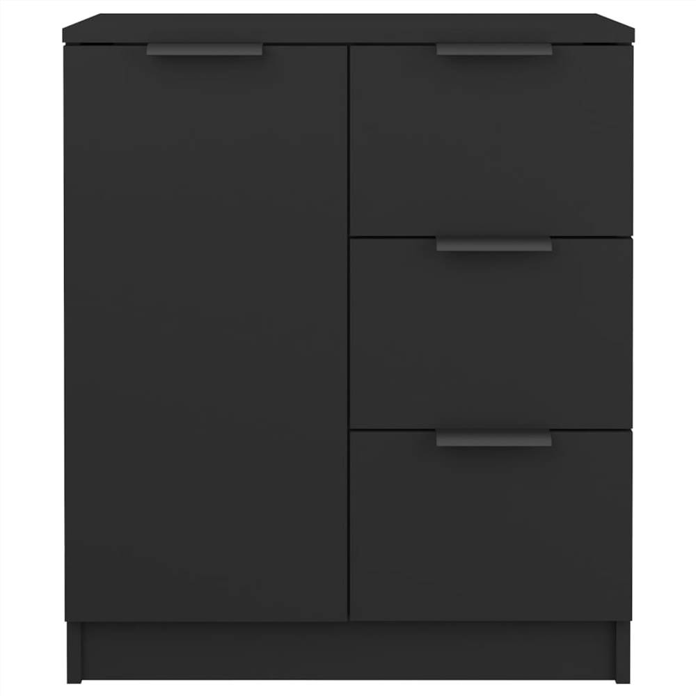 Sideboards 2 Pcs Black 60x30x70 Cm Engineered Wood 11 Sideboards 2 pcs Black 60x30x70 cm Engineered Wood