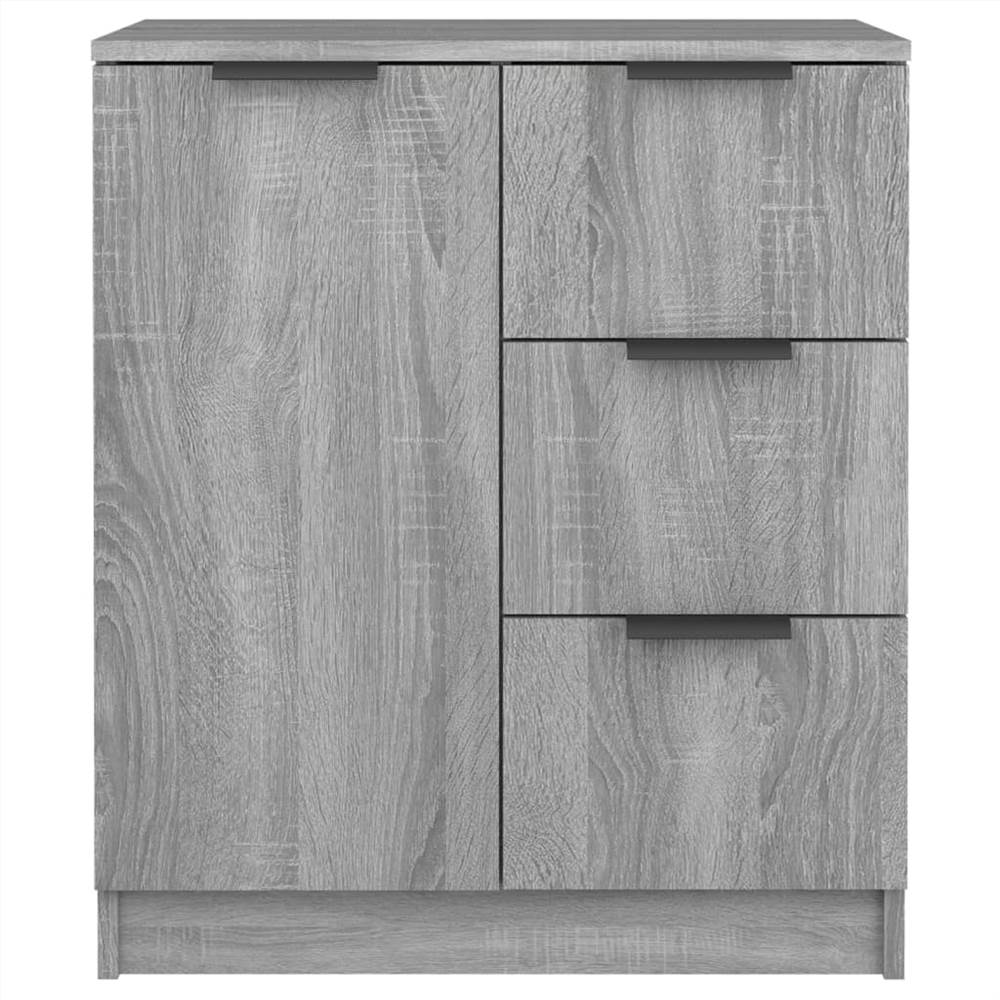 Sideboards 2 Pcs Grey Sonoma 60x30x70 Cm Engineered Wood 11 Sideboards 2 pcs Grey Sonoma 60x30x70 cm Engineered Wood