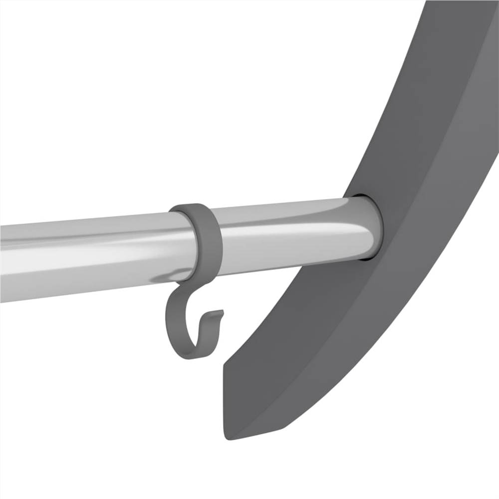 Towel Rack with Hooks Silver 56x16x72 cm Aluminium