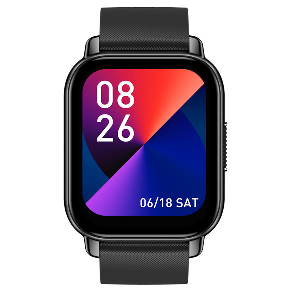Zeblaze Btalk การโทรด้วยเสียง Smartwatch 1.86 '' จอแสดงผลสีขนาดใหญ่ Health and Fitness Smartwatch - Black