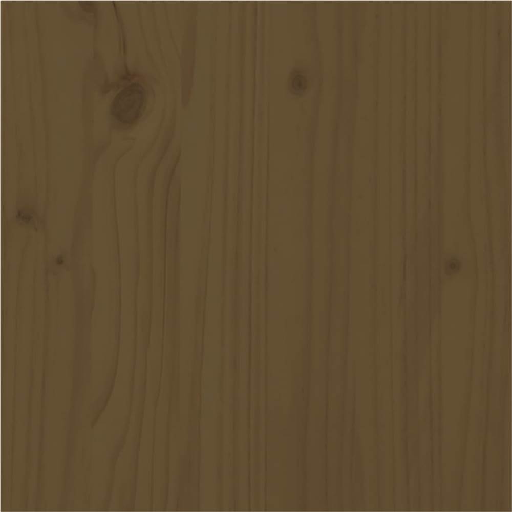 Bed Frame Honey Brown Solid Wood 135x190 Cm 4FT6 Double 10 Bed Frame Honey Brown Solid Wood 135x190 cm 4FT6 Double