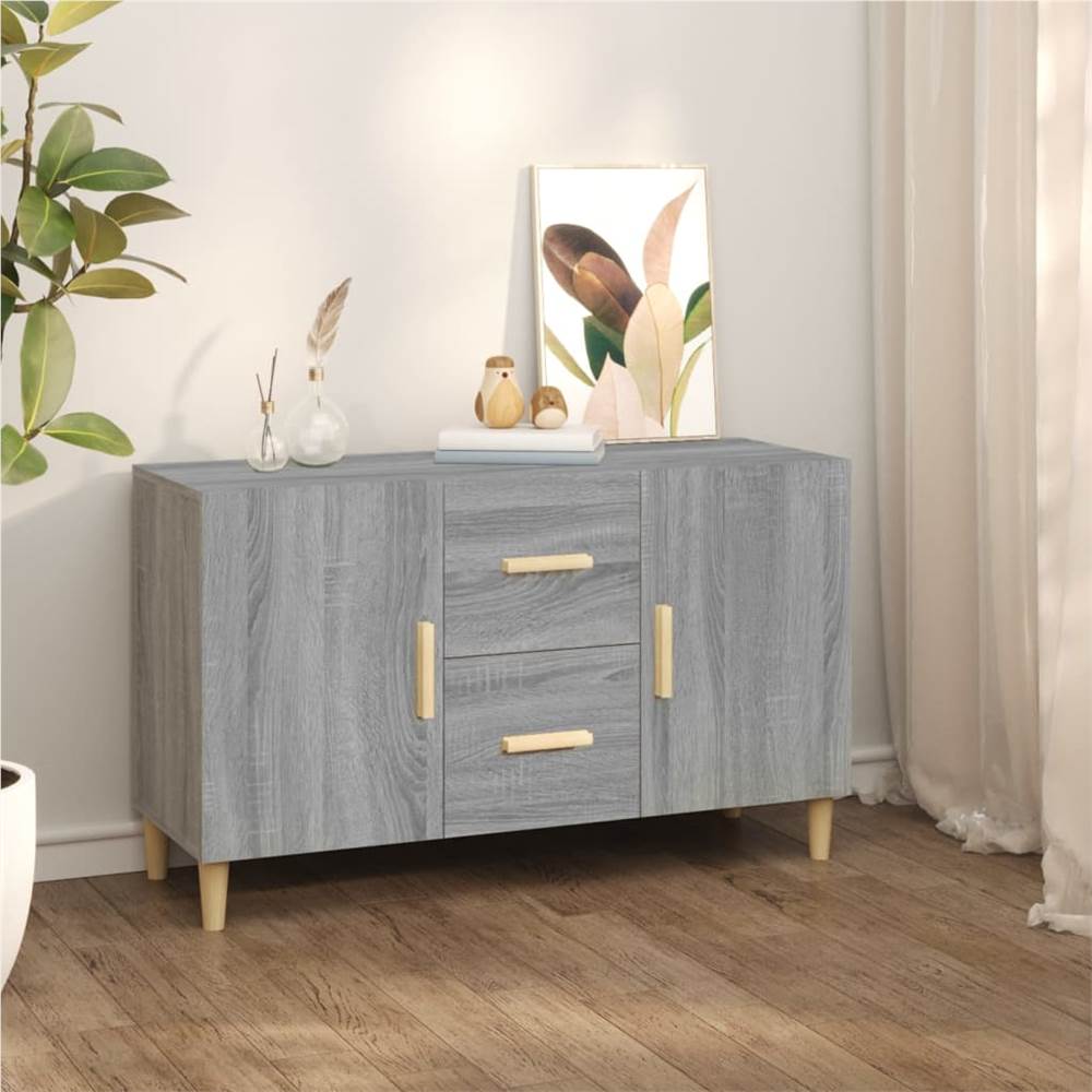 Sideboard Grey Sonoma 100x36x60 cm Engineered Wood