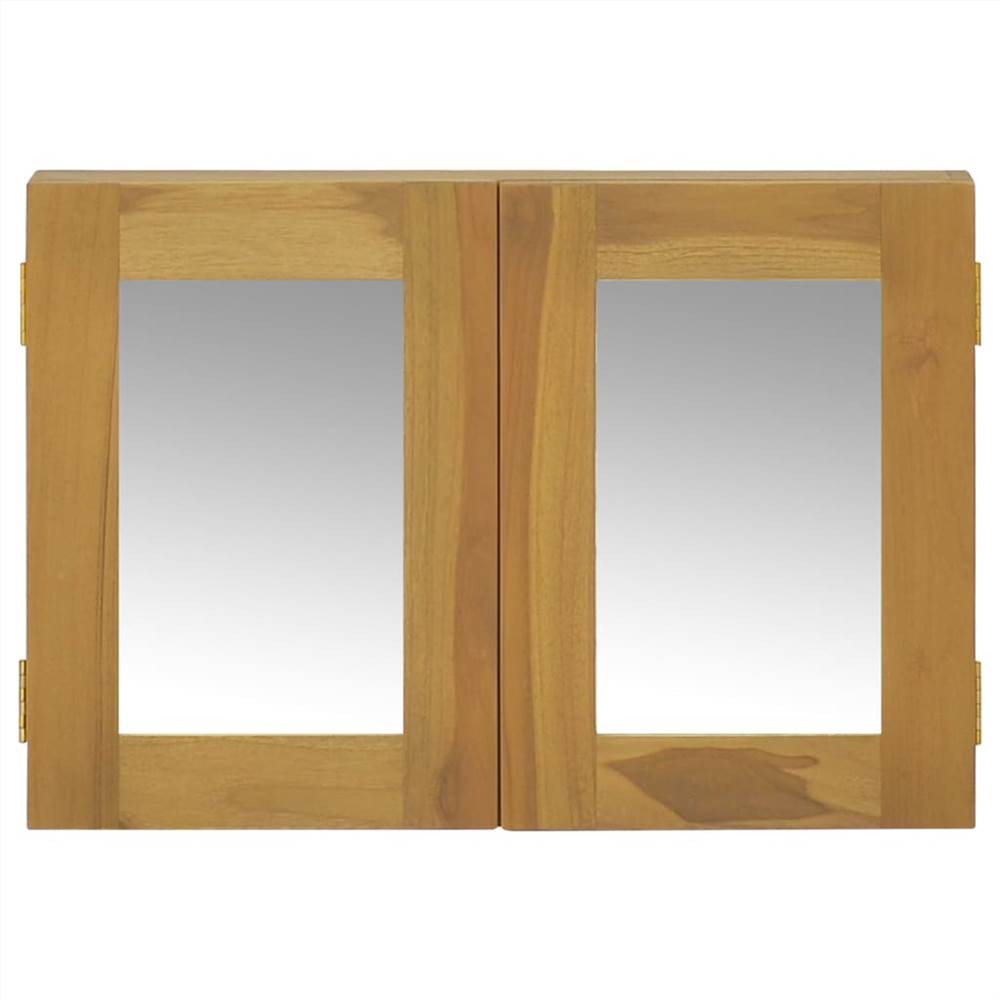 Mirror Cabinet 60x10x40 cm Solid Wood Teak