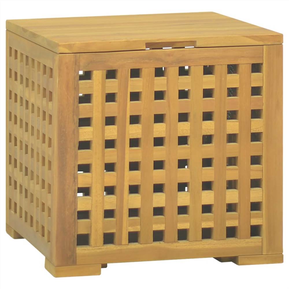 Rope Box 40x40x40 cm Solid Wood Teak