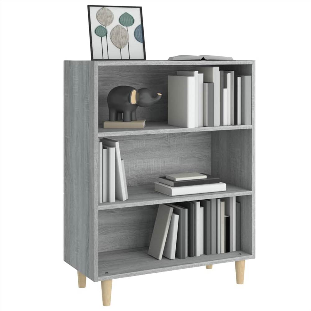 Sideboard Grey Sonoma 69.5x32.5x90 Cm Engineered Wood 11 Sideboard Grey Sonoma 69.5x32.5x90 cm Engineered Wood