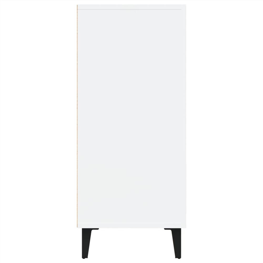Sideboard High Gloss White 90x34x80 Cm Engineered Wood 11 Sideboard High Gloss White 90x34x80 cm Engineered Wood