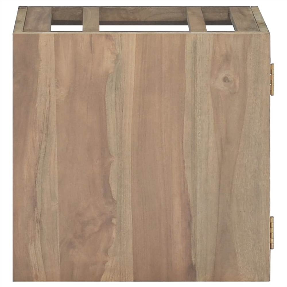 Wall-mounted Bathroom Cabinet 46x25.5x40 Cm Solid Wood Teak 7 Wall-mounted Bathroom Cabinet 46x25.5x40 cm Solid Wood Teak