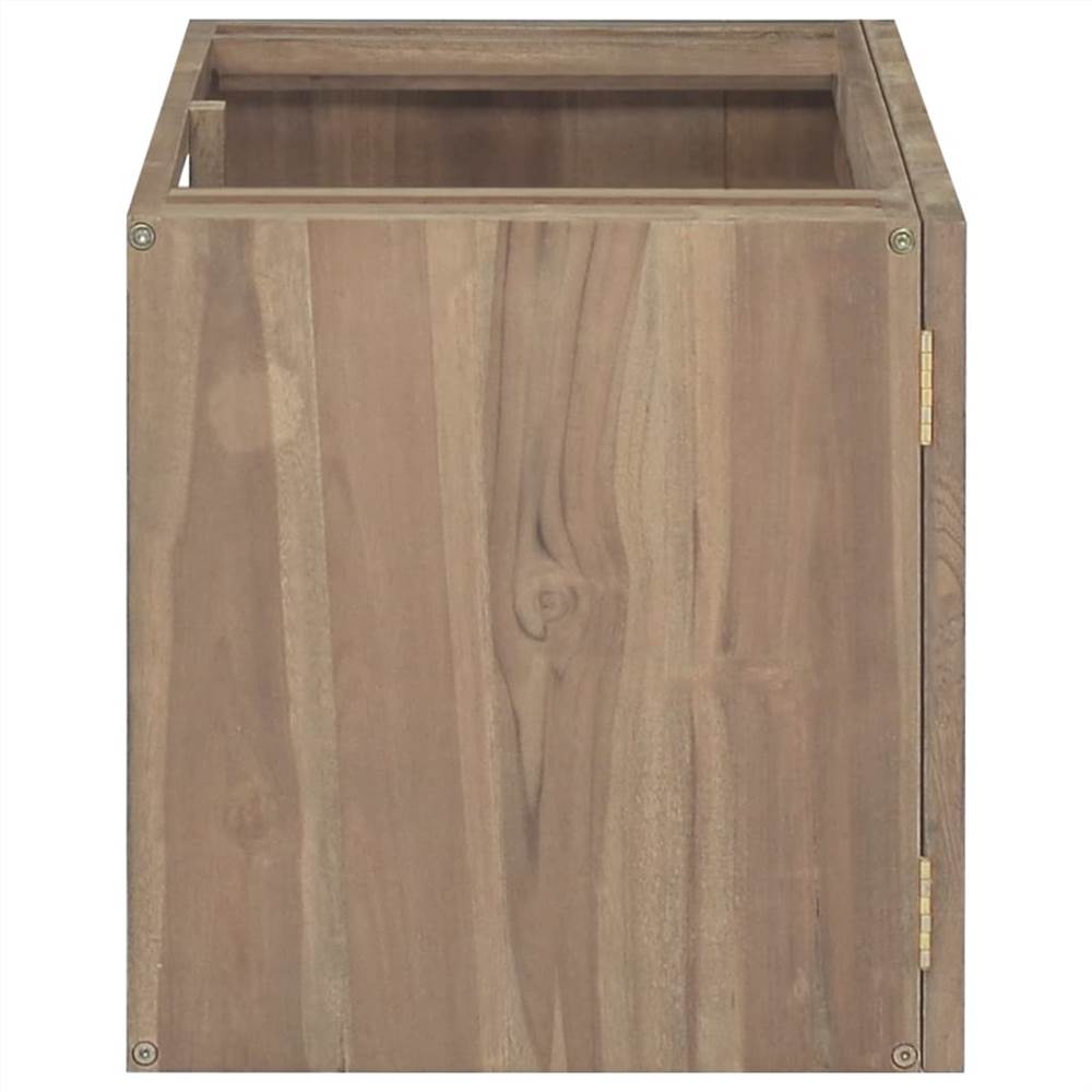 Wall-mounted Bathroom Cabinet 90x39x40 cm Solid Wood Teak