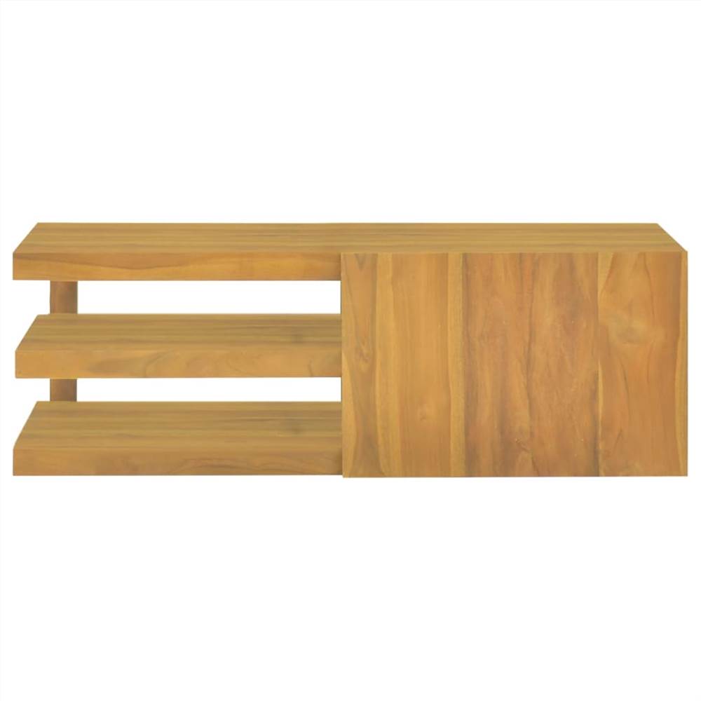 Wallmounted Bathroom 90x40x30 cm Solid Wood Teak
