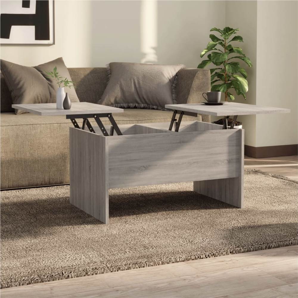 

Coffee Table Grey Sonoma 80x50x42.5 cm Engineered Wood