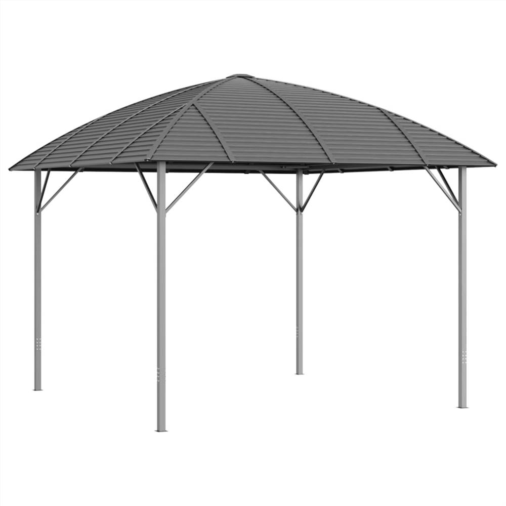 Gazebo with Arch Roof 3x3 m Anthracite
