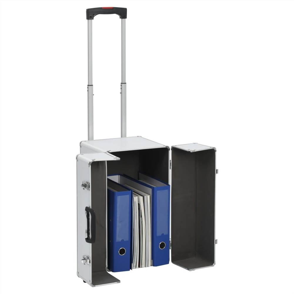 Pilot Trolley 47x39x27 cm Silver Aluminium 16 Pilot Trolley 47x39x27 cm Silver Aluminium