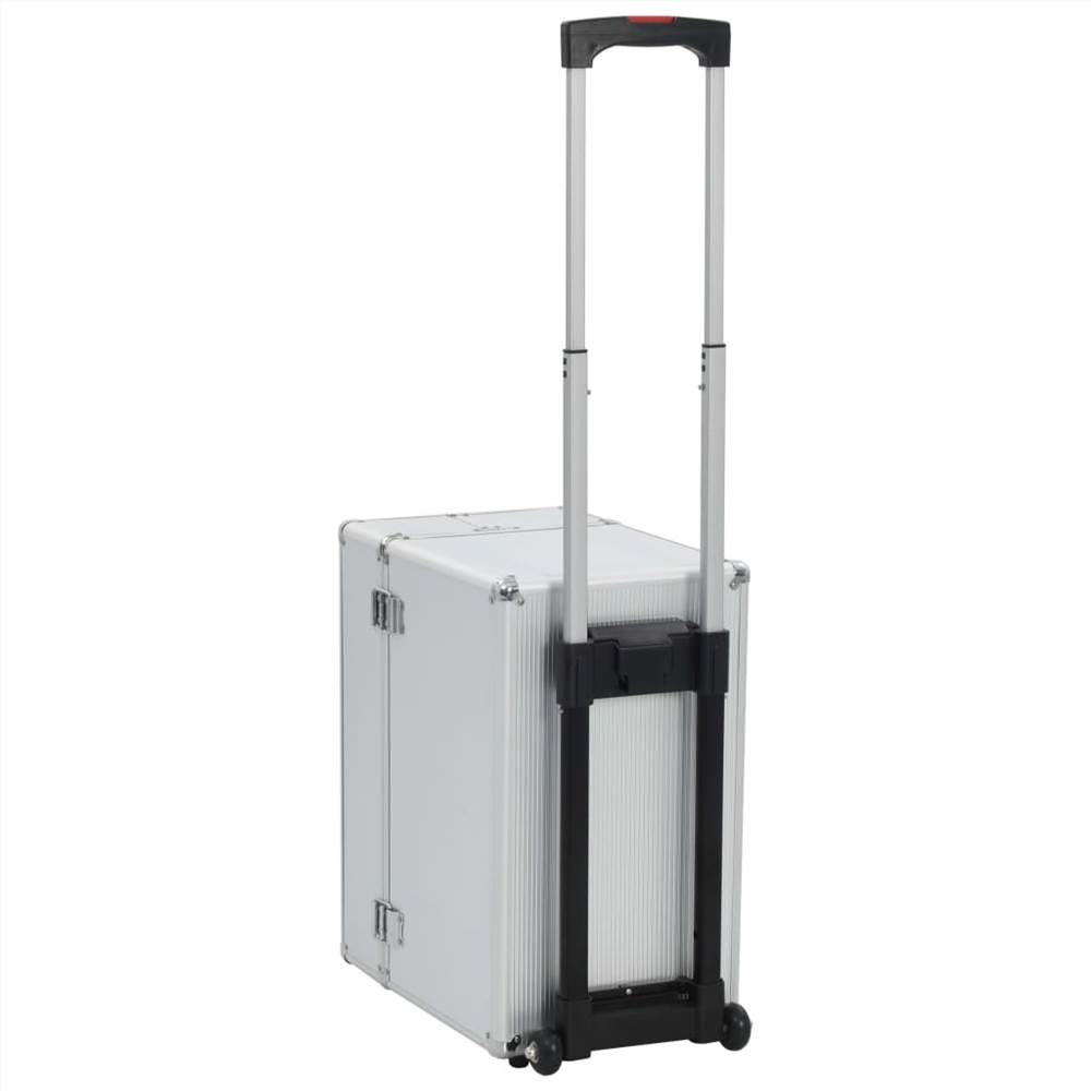 Pilot Trolley 47x39x27 cm Silver Aluminium 17 Pilot Trolley 47x39x27 cm Silver Aluminium