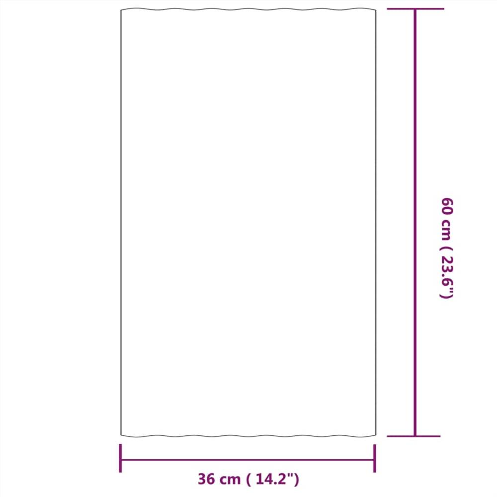Roof Panels 36 pcs Powder-coated Steel Silver 60x36 cm