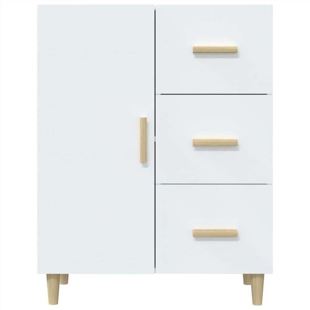 Sideboard White 69.5x34x90 Cm Engineered Wood 10 Sideboard White 69.5x34x90 cm Engineered Wood
