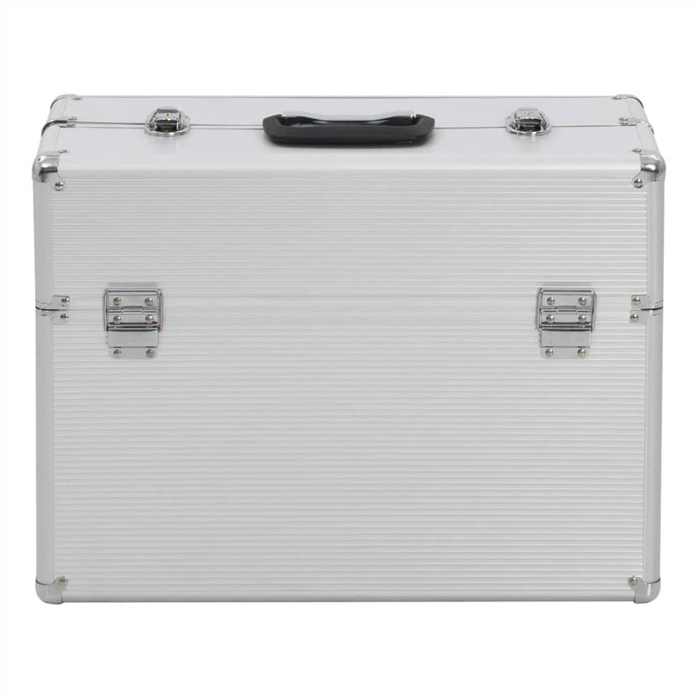 Tool Case 47x36x20 Cm Silver Aluminium 11 Tool Case 47x36x20 cm Silver Aluminium