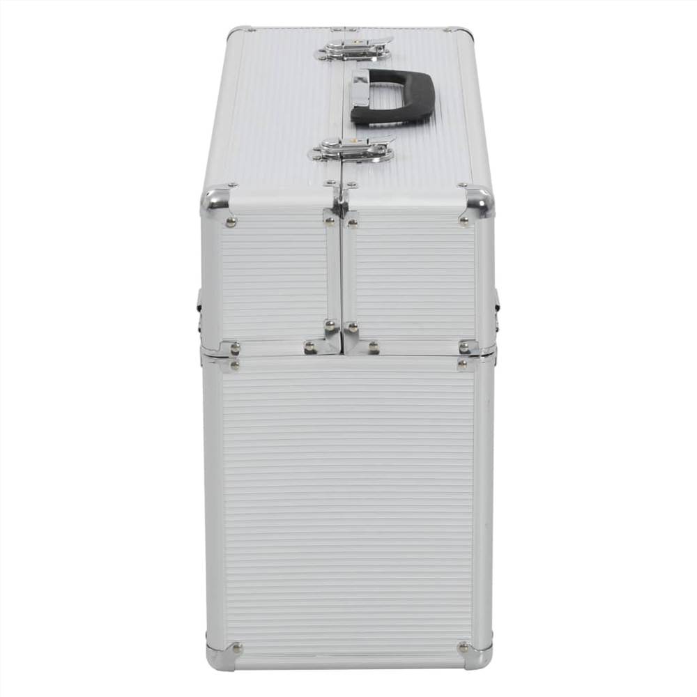 Tool Case 47x36x20 Cm Silver Aluminium 12 Tool Case 47x36x20 cm Silver Aluminium