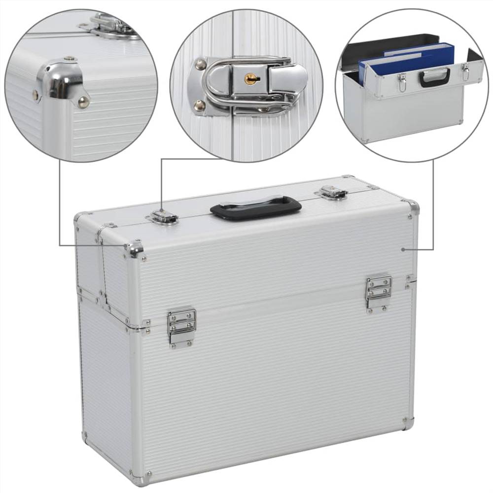 Tool Case 47x36x20 Cm Silver Aluminium 13 Tool Case 47x36x20 cm Silver Aluminium
