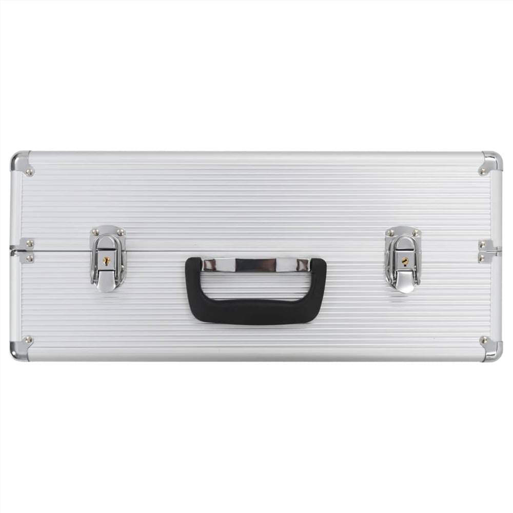 Tool Case 47x36x20 Cm Silver Aluminium 14 Tool Case 47x36x20 cm Silver Aluminium