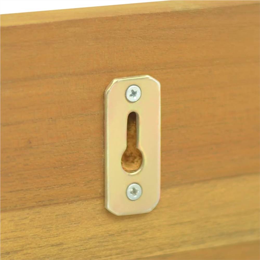Wall Shelves 2 pcs 90x10x10 cm Solid Wood Teak