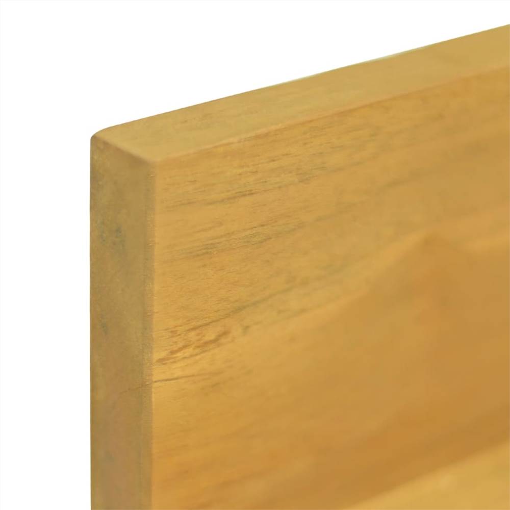 Wall Shelves 2 pcs 90x10x10 cm Solid Wood Teak