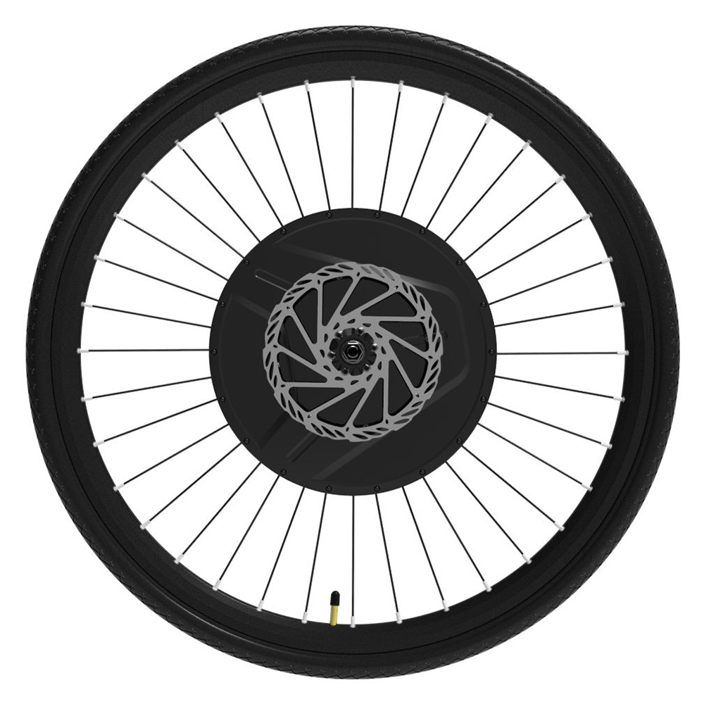 iMortor3 Permanent Magnet DC Motor Bicycle 700C Wheel With App Control Adjustable Speed Mode V Break - EU Plug