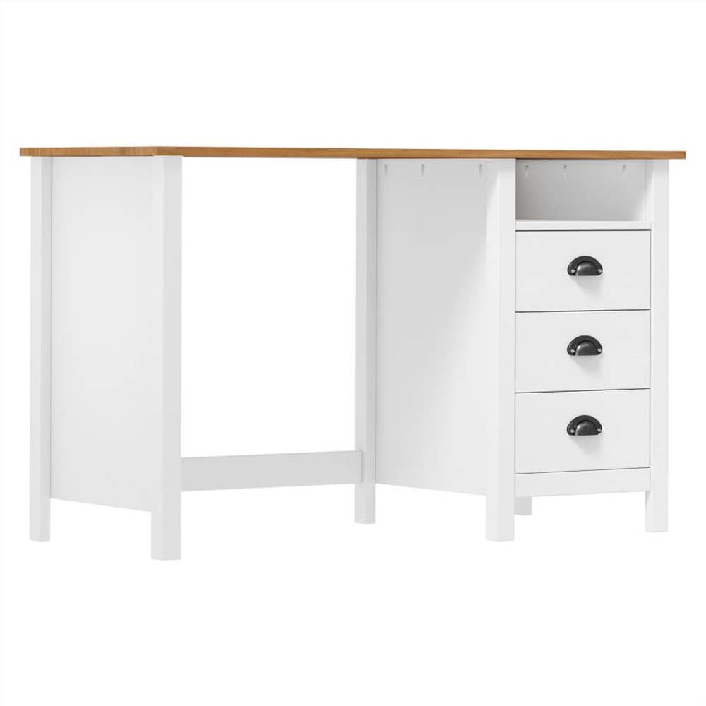 

Desk Hill Range with 3 Drawers 120x50x74 cm Solid Pine Wood