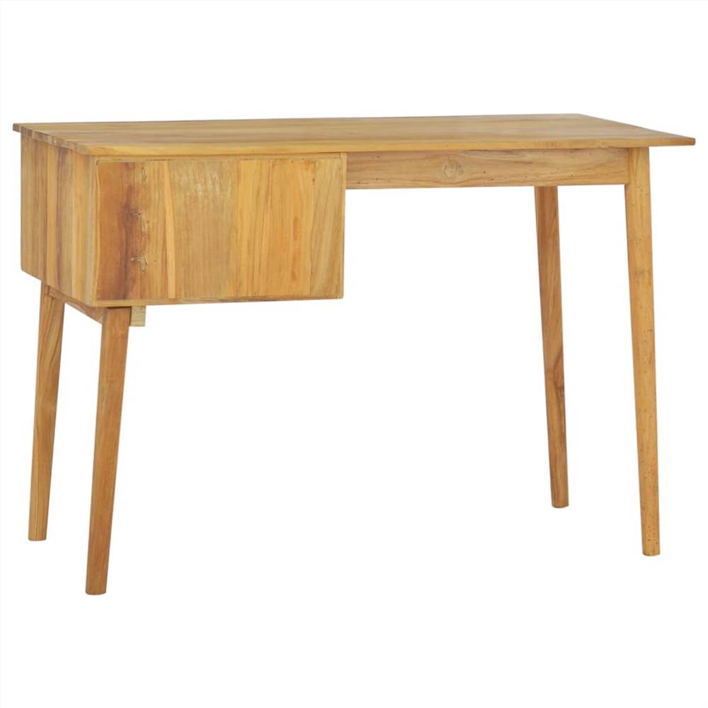 Desk with 2 Drawers 110x52x75 cm Solid Wood Teak