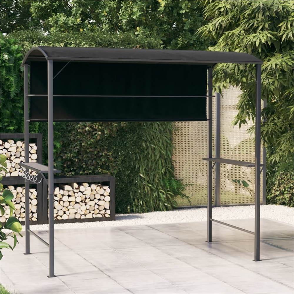 Gazebo with Roof 220x110x200 cm Anthracite