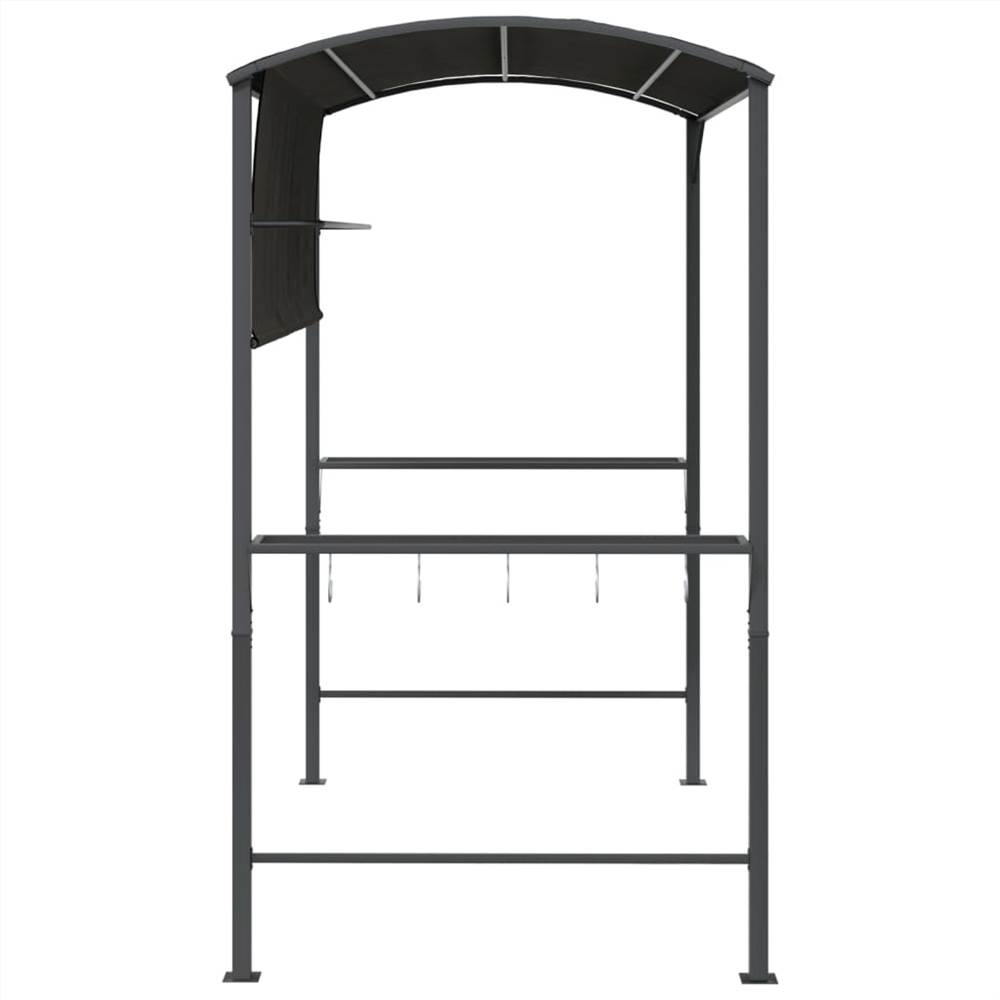 Gazebo with Roof 220x110x200 cm Anthracite