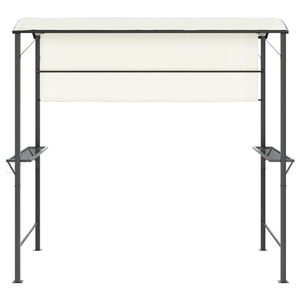 Gazebo with Roof 220x110x200 cm Cream