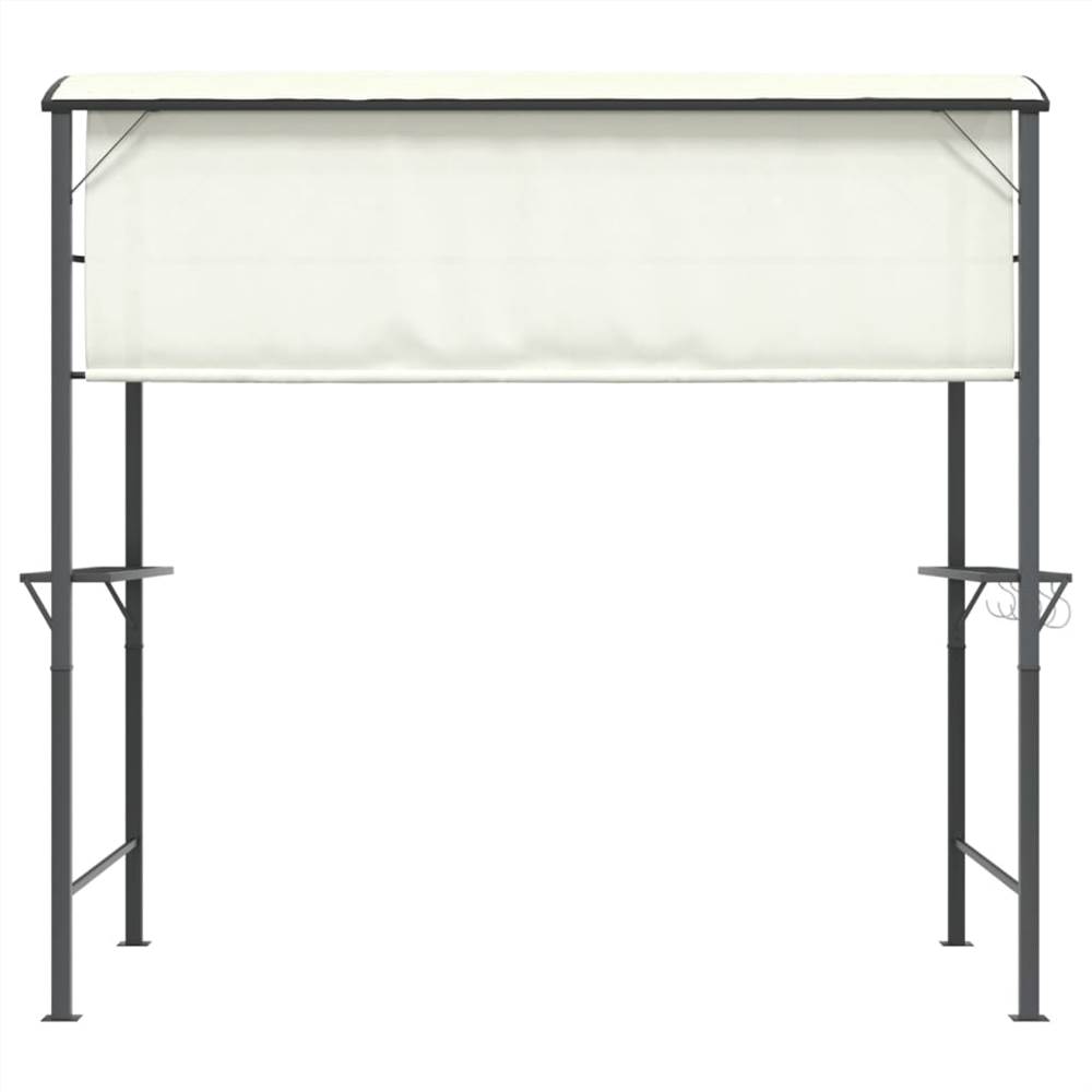 Gazebo with Roof 220x110x200 cm Cream