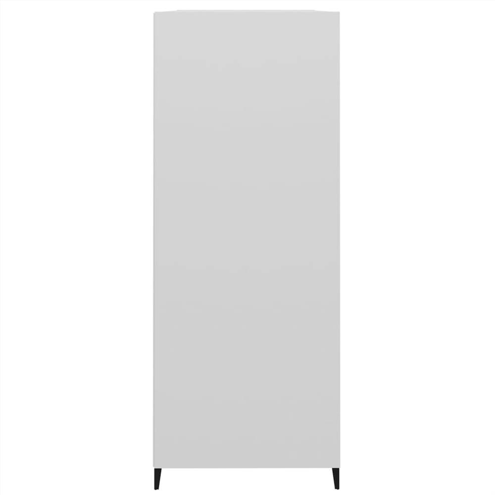 Sideboard High Gloss White 69.5x32.5x90 Cm Engineered Wood 9 Sideboard High Gloss White 69.5x32.5x90 cm Engineered Wood