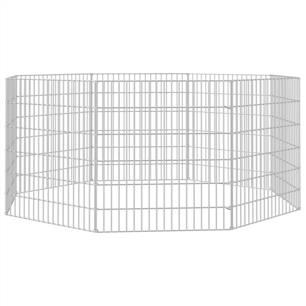 8Panel Rabbit Cage 54x60 cm Galvanised Iron