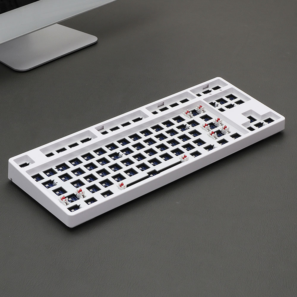ACGAM MMD87 87 Keys Mechanical Keyboard DIY Kits White