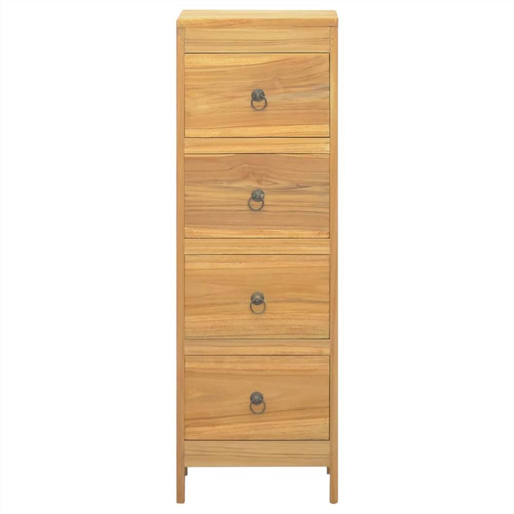 Chest of Drawers 30x30x90 cm Solid Wood Teak