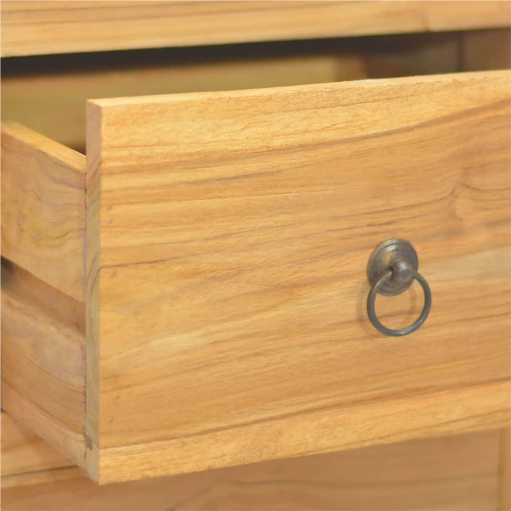 Chest of Drawers 30x30x90 cm Solid Wood Teak