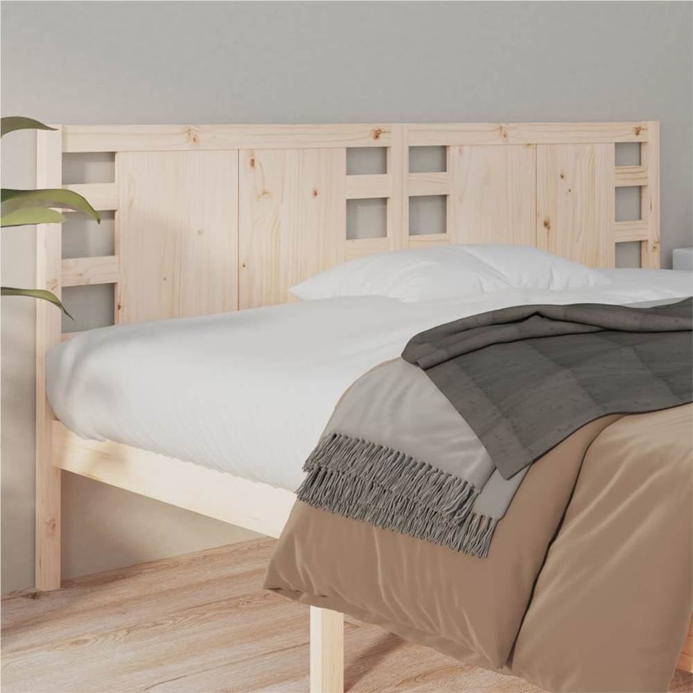 

Headboard 146x4x100 cm Solid Wood Pine